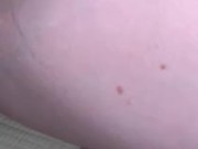 Look at all the cum in my mouth while I cum thinking about girls! 2/16