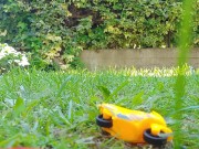 Giantess with big sweaty feet crushes toy cars and smashes them all 13/16