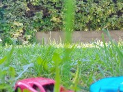 Giantess with big sweaty feet crushes toy cars and smashes them all 2/16