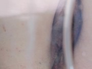 Nicoletta can't hold back and pisses on your face in a public garden - Wonderful upskirt pee 12/16