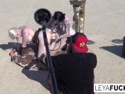 Leya takes a gold trophy up her ass 12/16