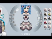 Fapwall [Weird Hentai game] Felicia from darkstalker takes 3 dicks for 1 pussy 10/16