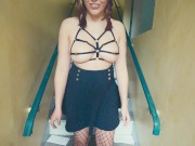 PandaVlog : tettona si fa riempire di sborra in una fabbrica abbandonata 12/16