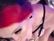 holding my friend's hair while she sucks off her man 12/16