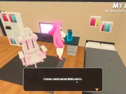 Oppaimon 3D [SFM Hentai Game] Ep.1 Pokemon parody full of giant boobs girls 7/16