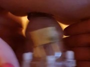 Teasing cuckold in cage after some good fucking 10/16