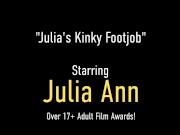 Cougar Mistress Julia Ann Commands Her Submissive To Fuck Her Legs N' Feet! 1/16