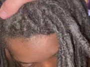 Sexy Ebony Gives Sloppy Head and Deepthroat 4/16