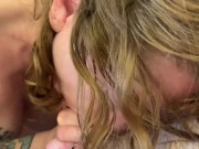 Our unicorn deep throat’s my husbands cock!  8/16