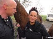 DeutschlandReport - Sina Deluxe Big Ass German Country Girl Intense Outdoor Fuck - AMATEUREURO 4/16