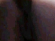 Slut Wife  bound with toy in her ass squirts after surprise homemade drilldo   pounds her pussy 16/16