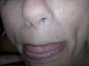 Dutch babe fucked in both holes en squirts when fucked anal and gets facial and swallows 16/16