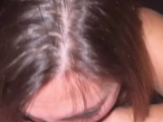 Wife fills her mouth with neighbors cock 12/16