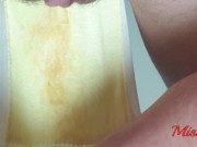 HD Innocent DIRTY YELLOW PANTY/Female POV 15/16