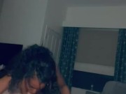 Ebony Bella Bold sucks off Rich Grande  15/16