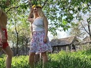 I fuck my neighbor in the garden while husband is at work 1/16