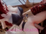 Miss Fortune Hentai Compilation 3/16