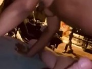 She suck that dick like she invented the dome Oral with the queen and king of interracial content 12/16