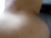 Colegiala de 18 , Cogiendo a mi novio en la cama de mis padres. 13/16