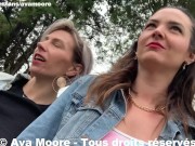 Ava Moore - Baisées par 2 Blacks dans les bois avec une milf - PORNO REALITE 6/16