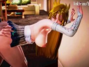 Nurse Iris from Mega Man X DiVE and Marty know how to get their guys going 7/16