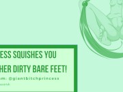 Giantess Teases You With Her Toes Before Trampling You With Her Dirty, BARE Feet! F4M JOI Audio Porn 3/16