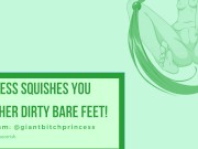 Giantess Teases You With Her Toes Before Trampling You With Her Dirty, BARE Feet! F4M JOI Audio Porn 7/16