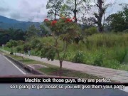 Martina accepts a challenge to give her wet panty a strnagers guys 14/16