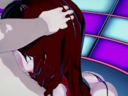 Girlfriend deep throating cock and swallowing cum on stage - Friday Night Funkin Hentai 14/16