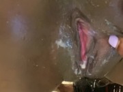 petite ebony esha mae creamy wet riding compilation 16/16