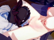 Albedo gets her pussy eaten by Shalltear Bloodfallen (Overlord Lesbian Hentai) 4/16