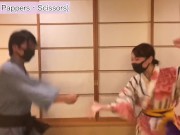 浴衣で野球拳してたら全裸で絶叫しながら中イキしまくったｗｗ Japanese Amateur Rock Paper Scissors, Naked and Hard Sex - えむゆみカップル 2/16