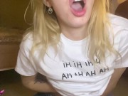 Horny Girl Fingering Pussy Hard to Intense Orgasm 3/16