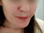 Lika Lax licks anal plug and fucks herself between floors in hotel 15/16