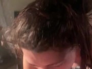 Blowjob cum in mouth 3/16