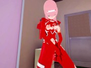 Zero Two в экзоскелете ласкает свою киску трясётся и кончает | женсая раздевалка [3d hentai] 14/16