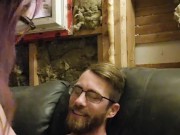 i ride His cock and say His full name and take His deep creampie!  impregnated slut 14/16