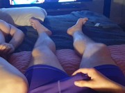 ⭐ Hot Girl And Boy Pissing Pants Together! Then She Gives Him A Pissy Wet Handjob! 4/16