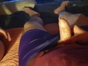 ⭐ Hot Girl And Boy Pissing Pants Together! Then She Gives Him A Pissy Wet Handjob! 9/16