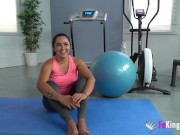 Seducing and fucking her very own black trainer 4/16