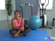 Seducing and fucking her very own black trainer 5/16