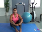 Seducing and fucking her very own black trainer 6/16