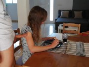 I piss on my girlfriend while she has breakfast 11/16