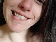 PIMPLE POPPING! Spontaneously Orgasming Crazy Camgirl PinkMoonLust Pops Pimples Face & Talks Orgasm 4/16