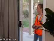Female Construction Worker Scissored To Orgasm By MILF Home Owner 1/16
