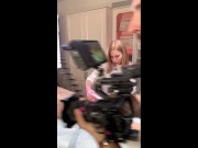 Guy cums while I shave his balls 7/16