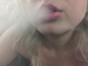 420 TOPLESS SMOKING&COUGHING GODDESS FEMDOM KAIIA EVE 9/16