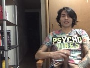 Hairy Guy / Cum on Body / POV 4/16