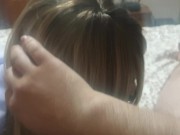 I woke him up with a blowjob so he fucked me 1/16