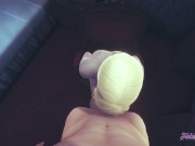 Attack on titans - POV Annie Handjob and blowjob with cumshot in her mouth and then fucked her pussy 5/16